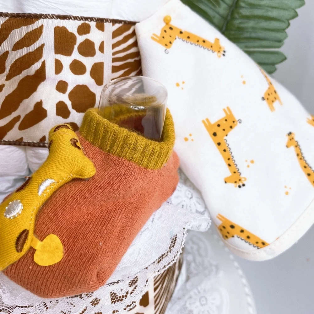 Safari Giraffe Diaper Cake